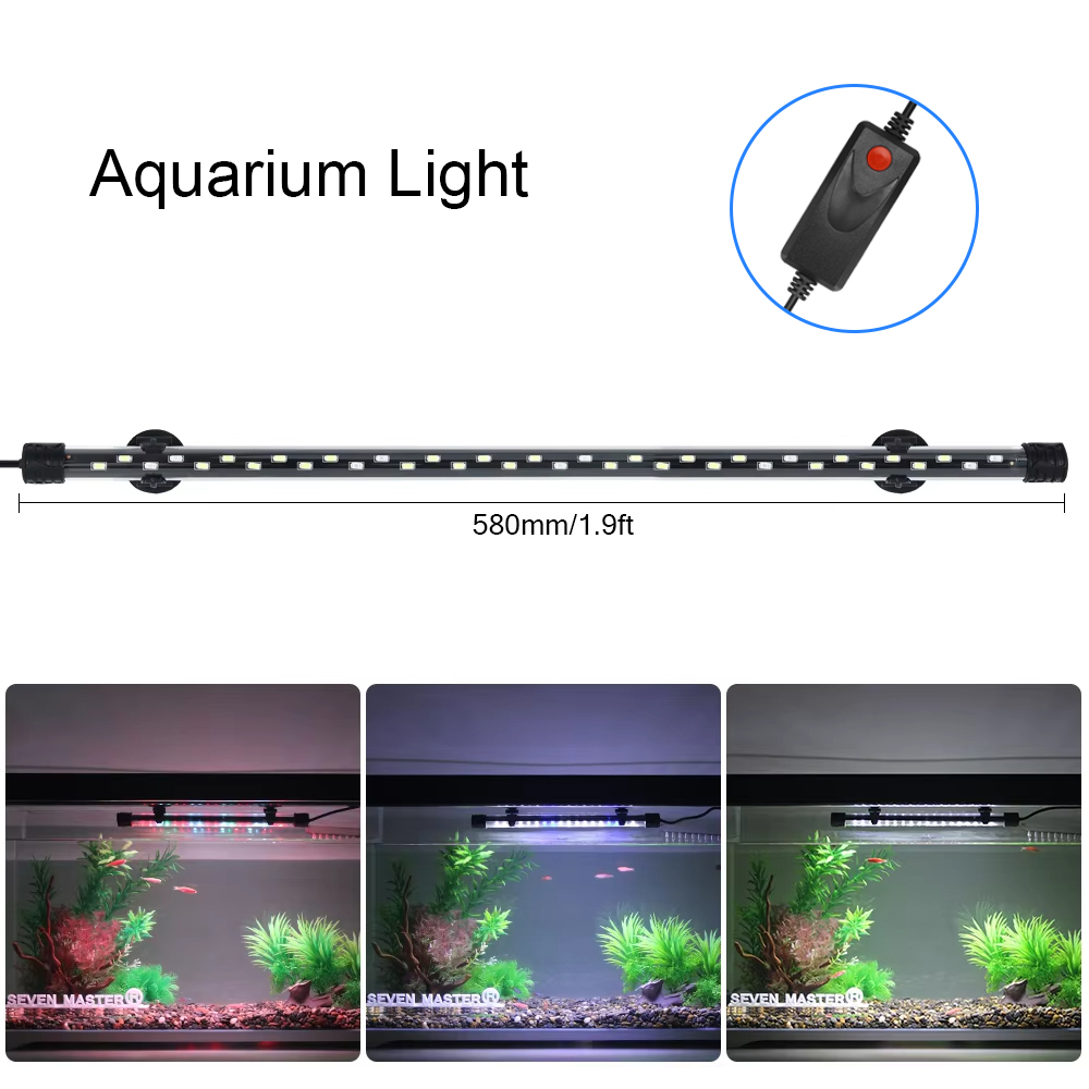 Aquarium Plant Iron - 58 سنتيمتر حوض السمك ضوء LED