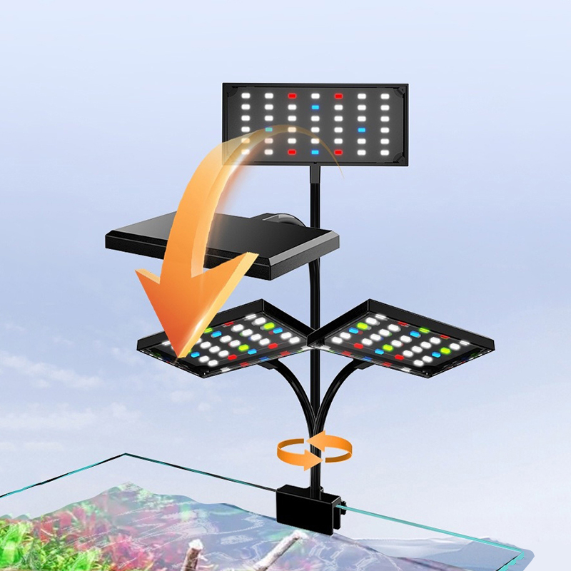 مصباح LED لحوض السمك يعمل عبر  - مراجعة Aquarium Plant Iron وسعره