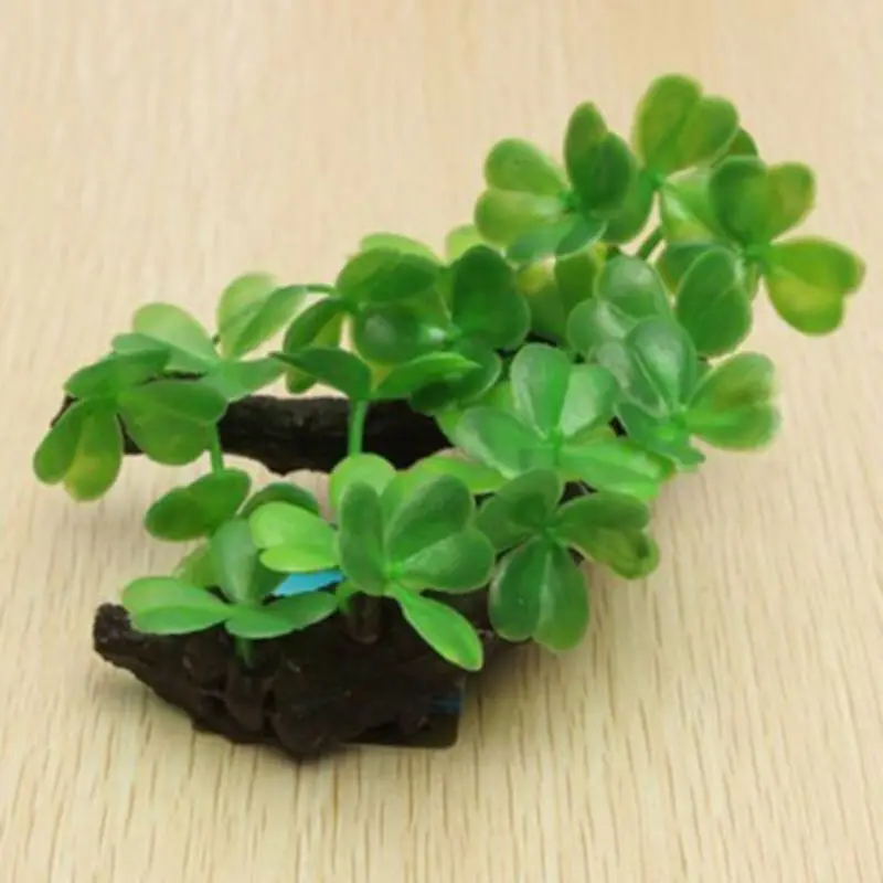البلاستيك شجرة السلحفاة الاصطن - مراجعة Planted Aquarium Making وسعره