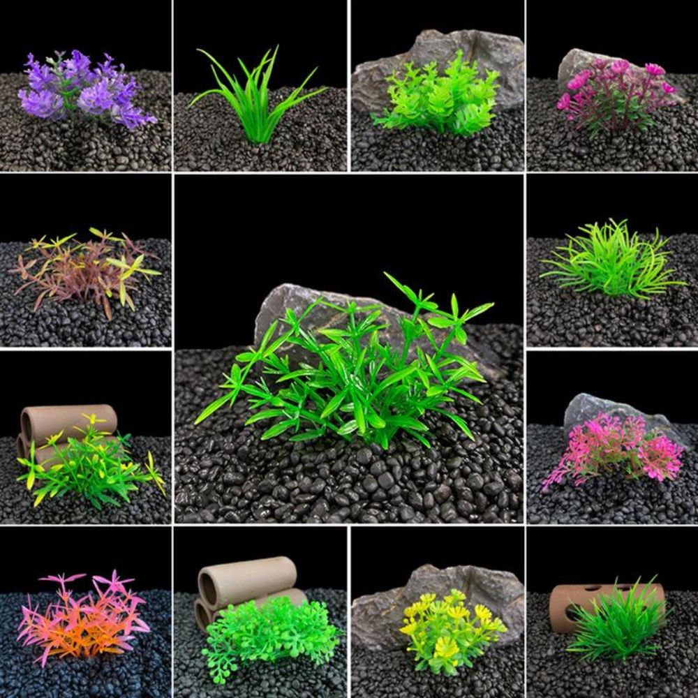 نباتات اصطناعية بلاستيكية لأحو - مراجعة Aquarium Planted Background وسعره