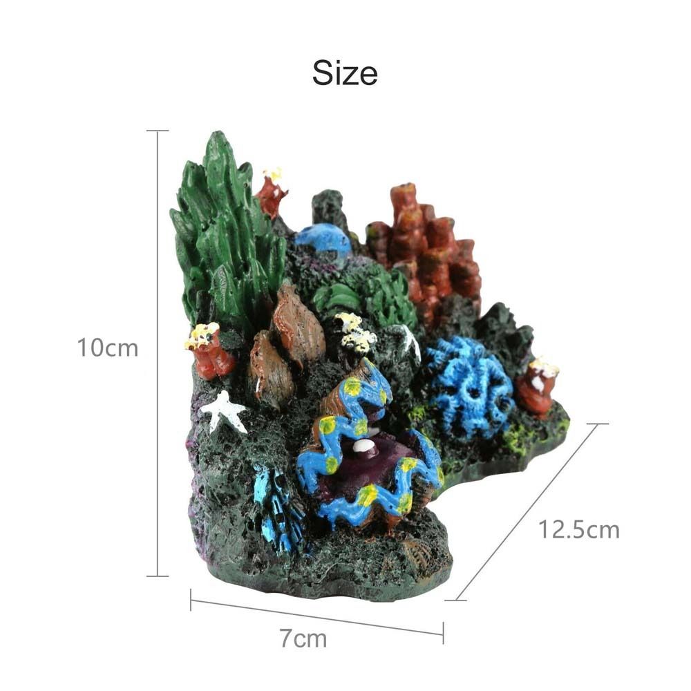 ديكور حوض أسماك جزيرة الشعاب ا - مراجعة Aquarium Planted Background وسعره