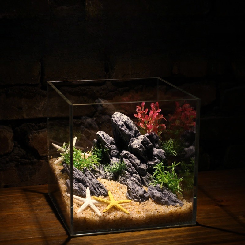 ديكور حوض السمك، صخور اصطناعية - مراجعة Aquarium Planted Background وسعره