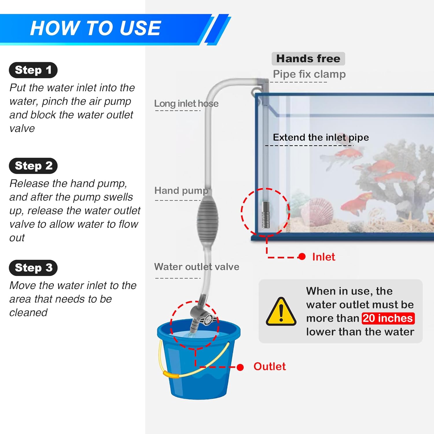 خزان أسماك كبير لحوض السمك سيف - مراجعة Planted Aquarium Cleaning وسعره