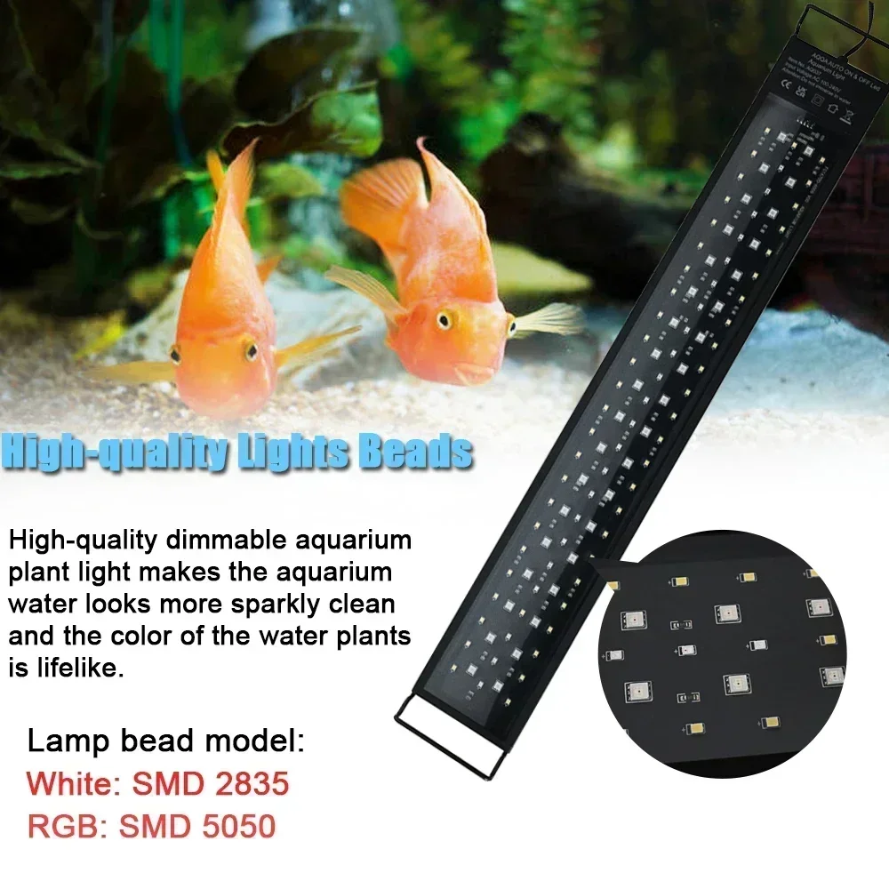 IP68 مقاوم للماء حوض السمك LED - مراجعة Aquarium Plant Iron وسعره