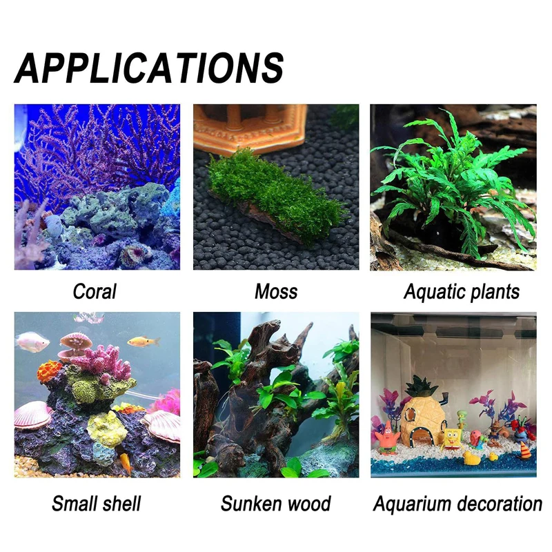 خزان الأسماك المناظر الطبيعية  - مراجعة Aquarium Plant Glue Gel وسعره