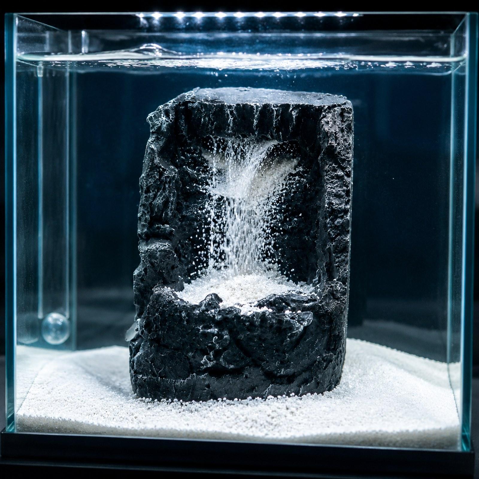 نموذج راتنجي لحجر سيرو الدينام - مراجعة Aquascape Stone Seiryu وسعره