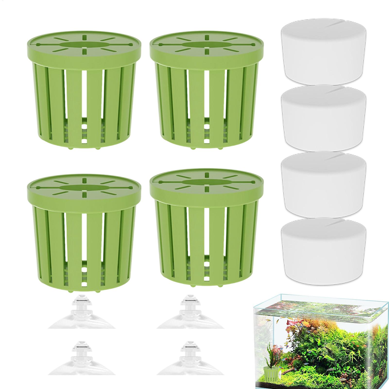 4 قطع من سلال تثبيت النباتات ا - مراجعة Aquarium Planted Background وسعره