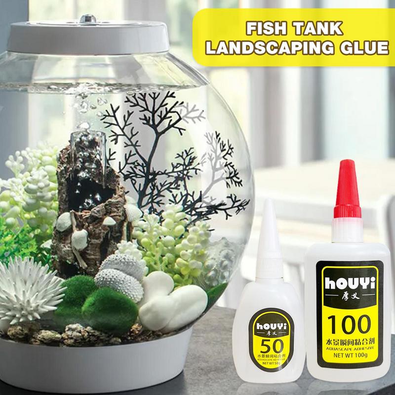 50/100 جرام خزان الأسماك المنا - مراجعة Aquarium Plant Glue Gel وسعره