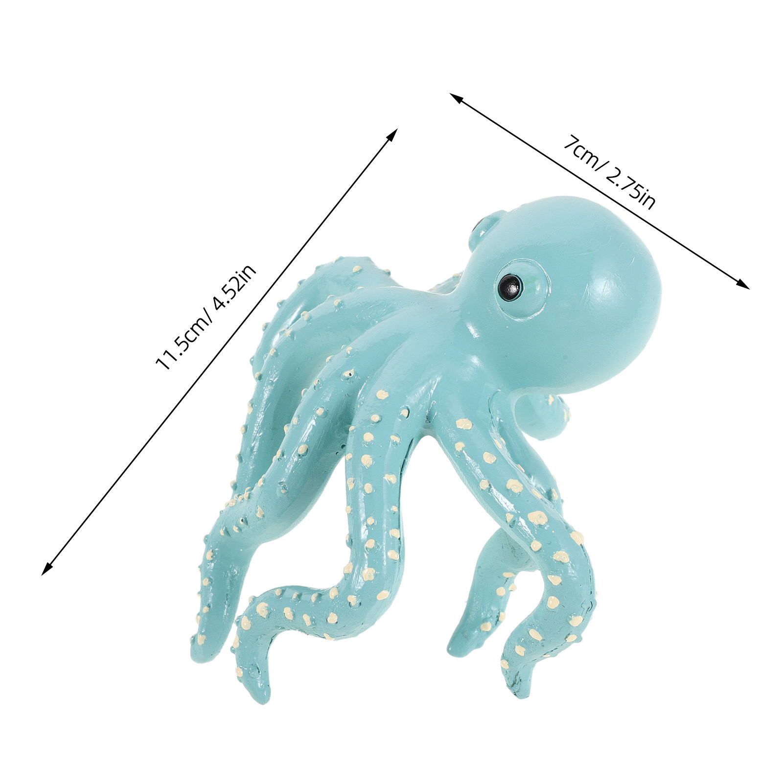 تمثال أخطبوط متسلق من الراتنج، - مراجعة Aquarium Plant Octopus وسعره