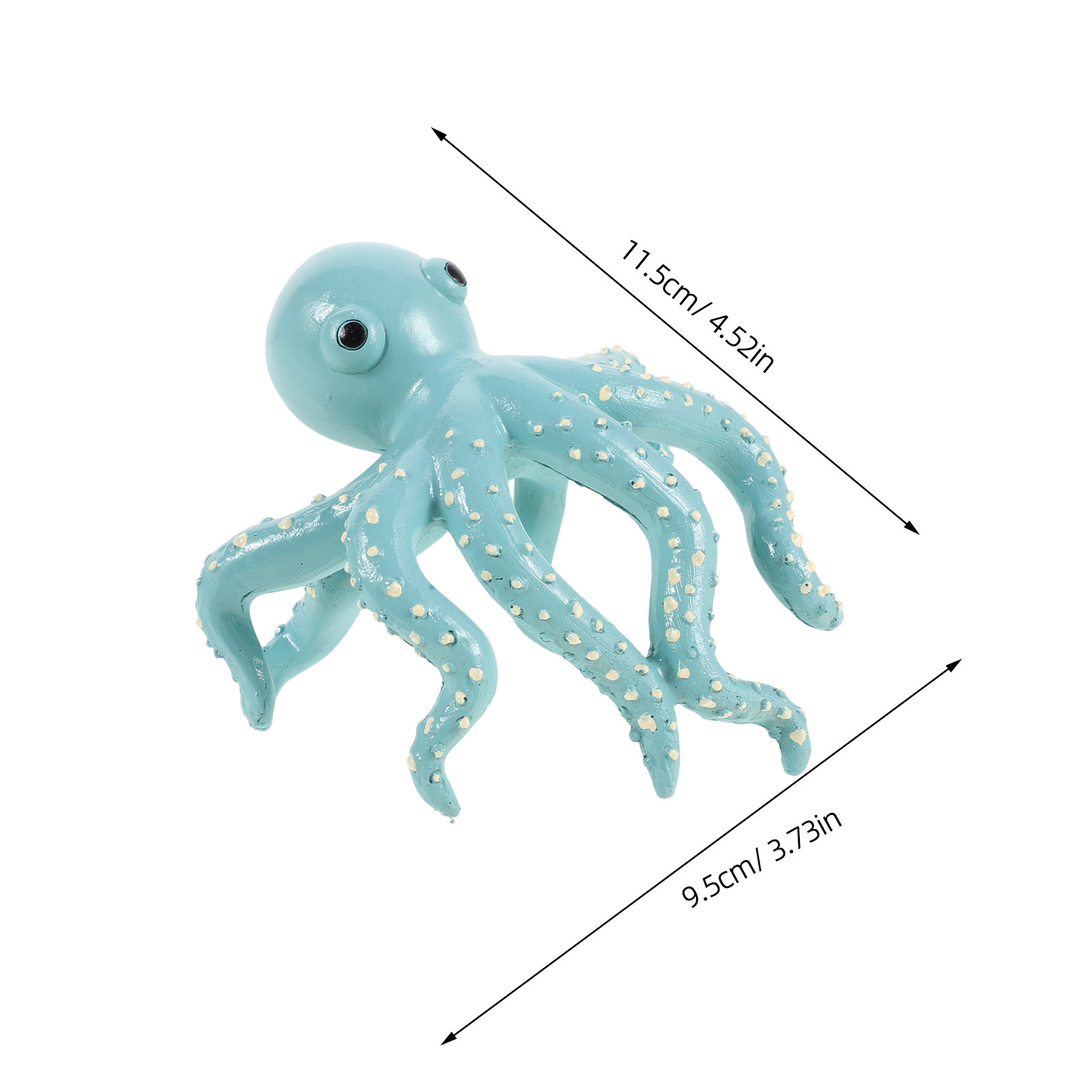 تمثال أخطبوط متسلق من الراتنج، - مراجعة Aquarium Plant Octopus وسعره