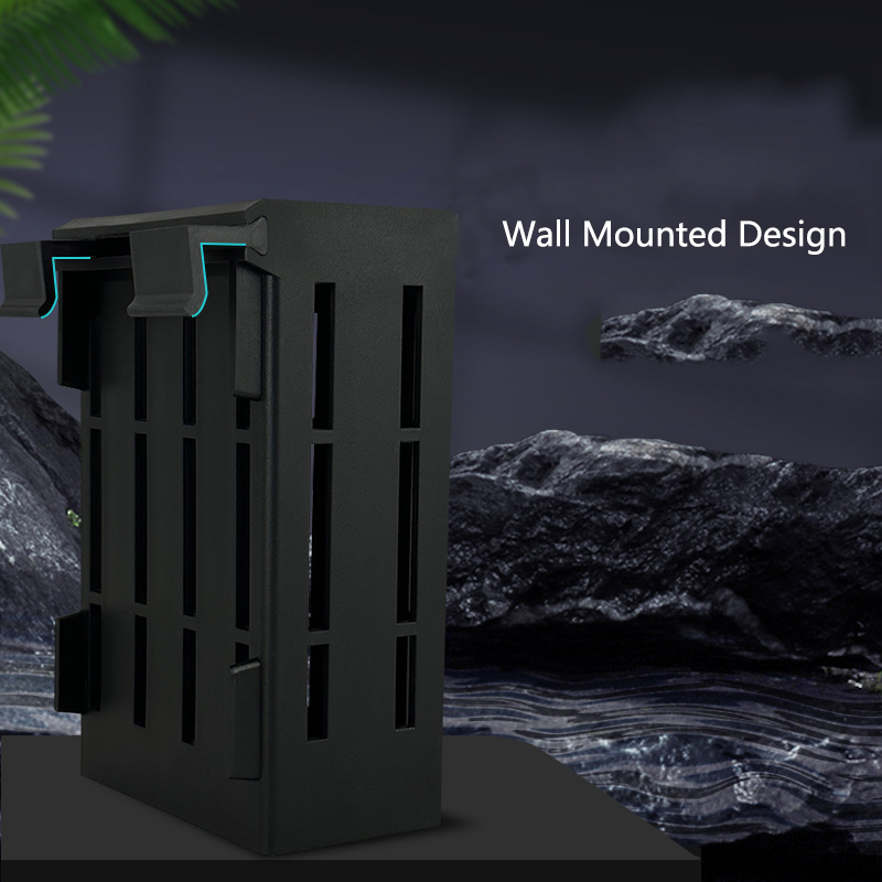 أسود حوض السمك سلة زراعة المائ - مراجعة Aquarium Planted Wall وسعره