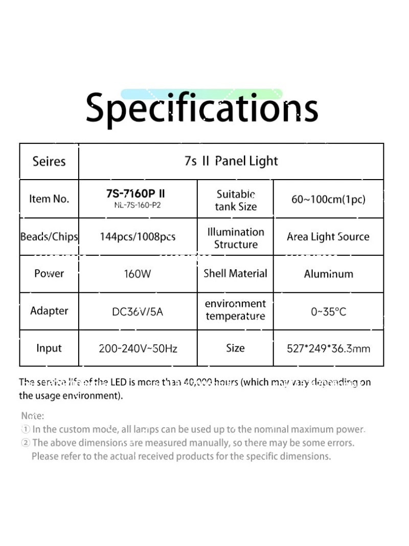 إضاءة LED للأحواض المائية بقوة - مراجعة Aquarium Planted Plants وسعره