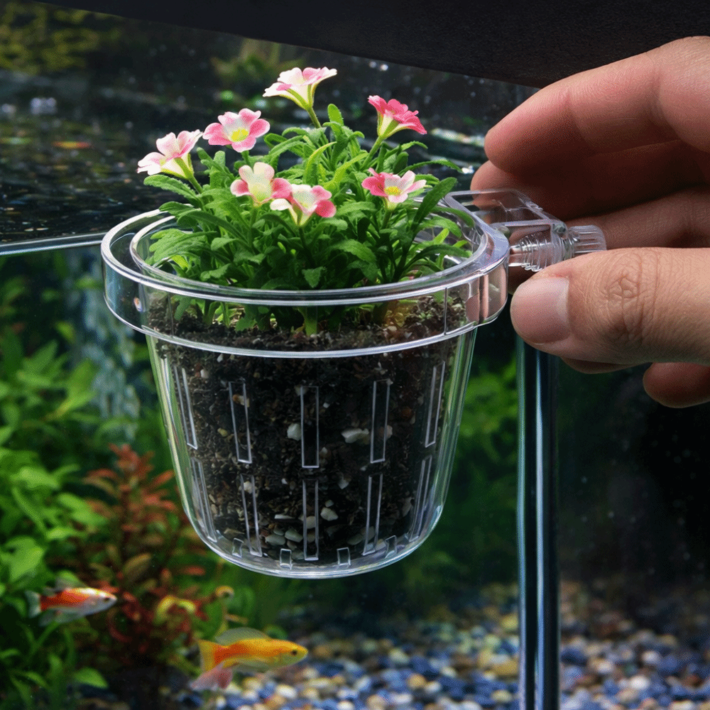 كأس شفاف لزراعة النباتات في حو - مراجعة Aquarium Planted Wall وسعره